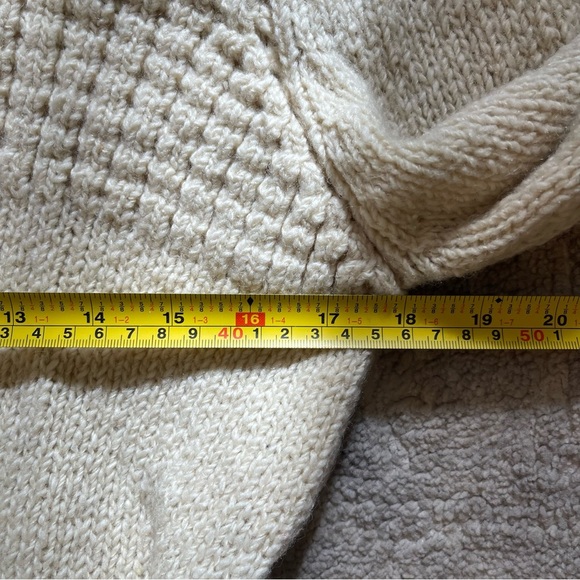 Gaeltarra Zip Up Cardigan Sweater w/ Belt - 100% Pure New Wool -See Measurements - Picture 10 of 12